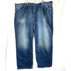 Levi's 559 Relaxed Straight Jeans Men's Big & Tall 50x31 Blue Medium Wash Denim